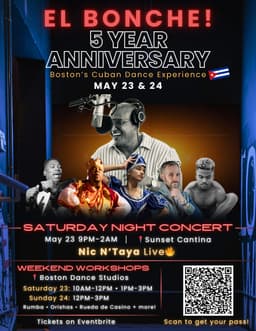 El Bonche 5 Year Anniversary - Weekend Workshops (Saturday)