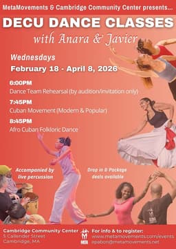 Cuban Dance Technique w Anara Frank & Javier Jeffer