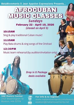 Cuban Music Classes with MetaMovements