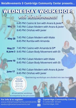 Wednesday Workshops with MetaMovements