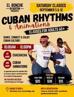 Cuban Rhythms & Animations (Adults 60+)